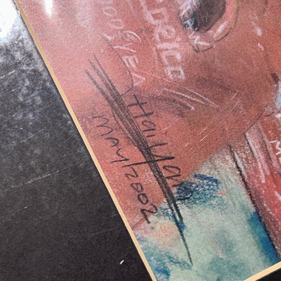 Nascar Matted Sketch Art Print  By Haiyan Dale Earnhardt Jr.  8x10 - Picture 2 of 4